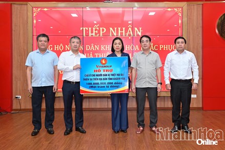 Khánh Hòa tiếp nhận kinh phí 100 tỷ đồng khắc phục thiệt hại do thiên tai, lũ lụt